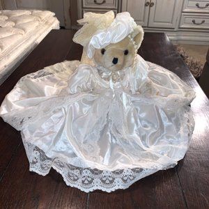 Vintage Teddy Bear Wedding Dress